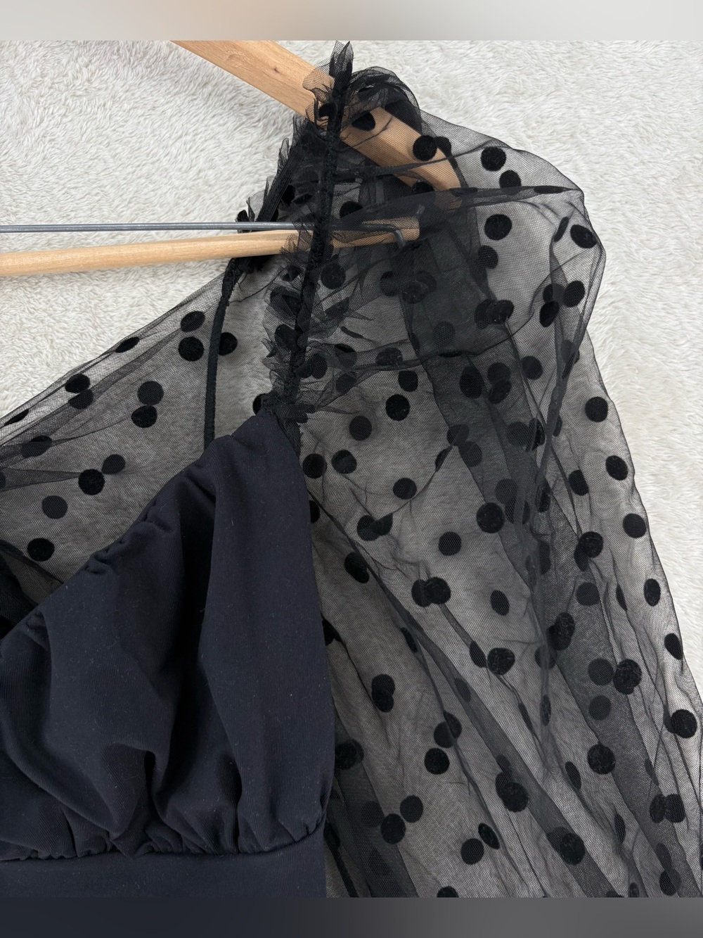 NWT Free People Molly At Midnight Bodysuit, Black - Picture 10 of 16